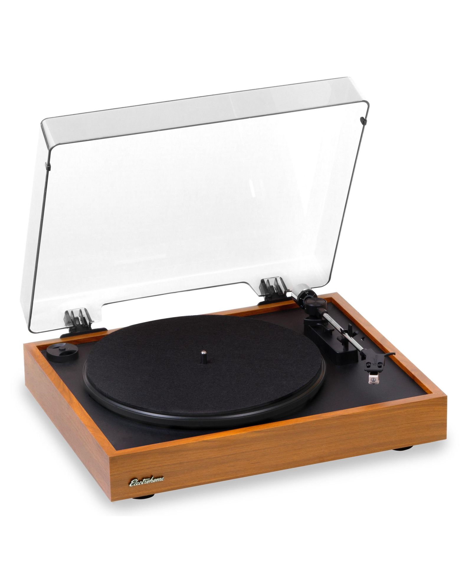 Проигрыватель виниловых пластинок Electrohome Montrose 2-Speed Belt-Drive с Audio-Technica Stylus & Built-in Preamp (RR35)