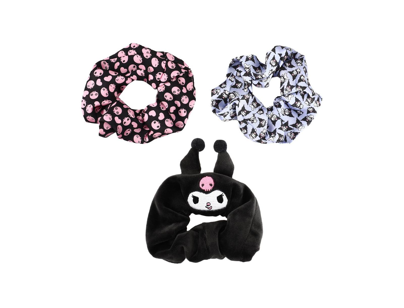 Резинка для волос Sanrio Kuromi 3-Pack