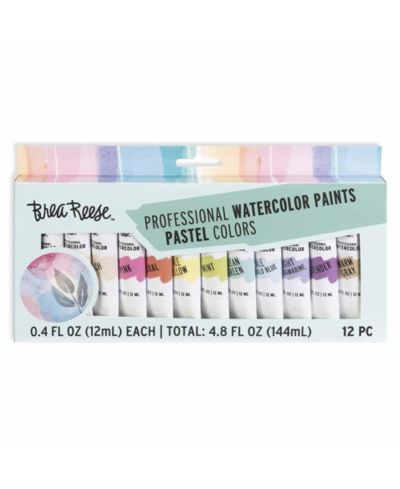 Professional Watercolor Paint Set: Pastels