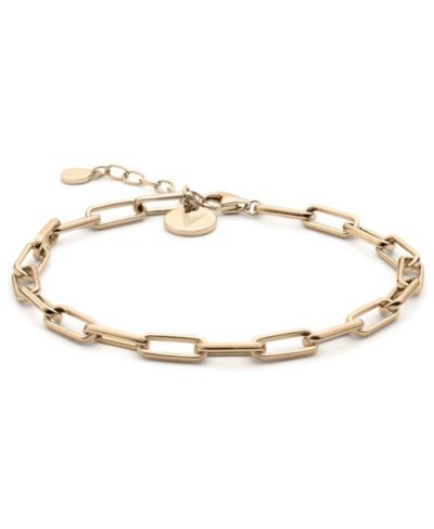 Vincero Women's Gold Chain Link Bracelet, 7" Chain