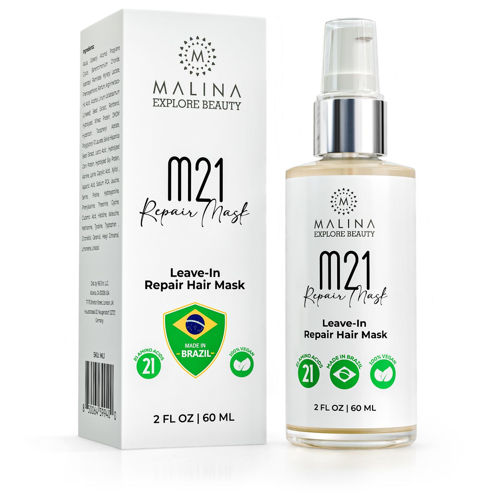 Leave-In Repair Hair Mask (M21)