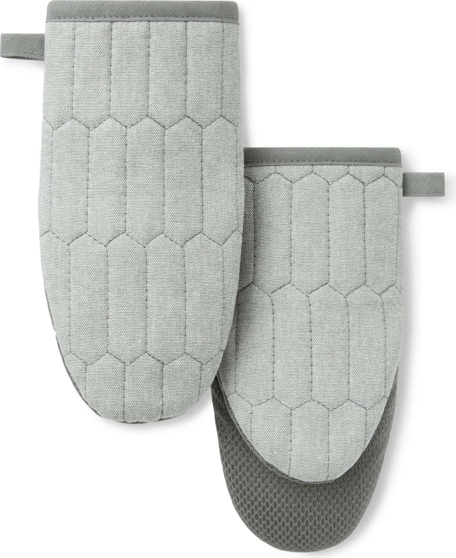 Набор прихвалок Martha Stewart Honeycomb Quilted Chambray, 140x203mm