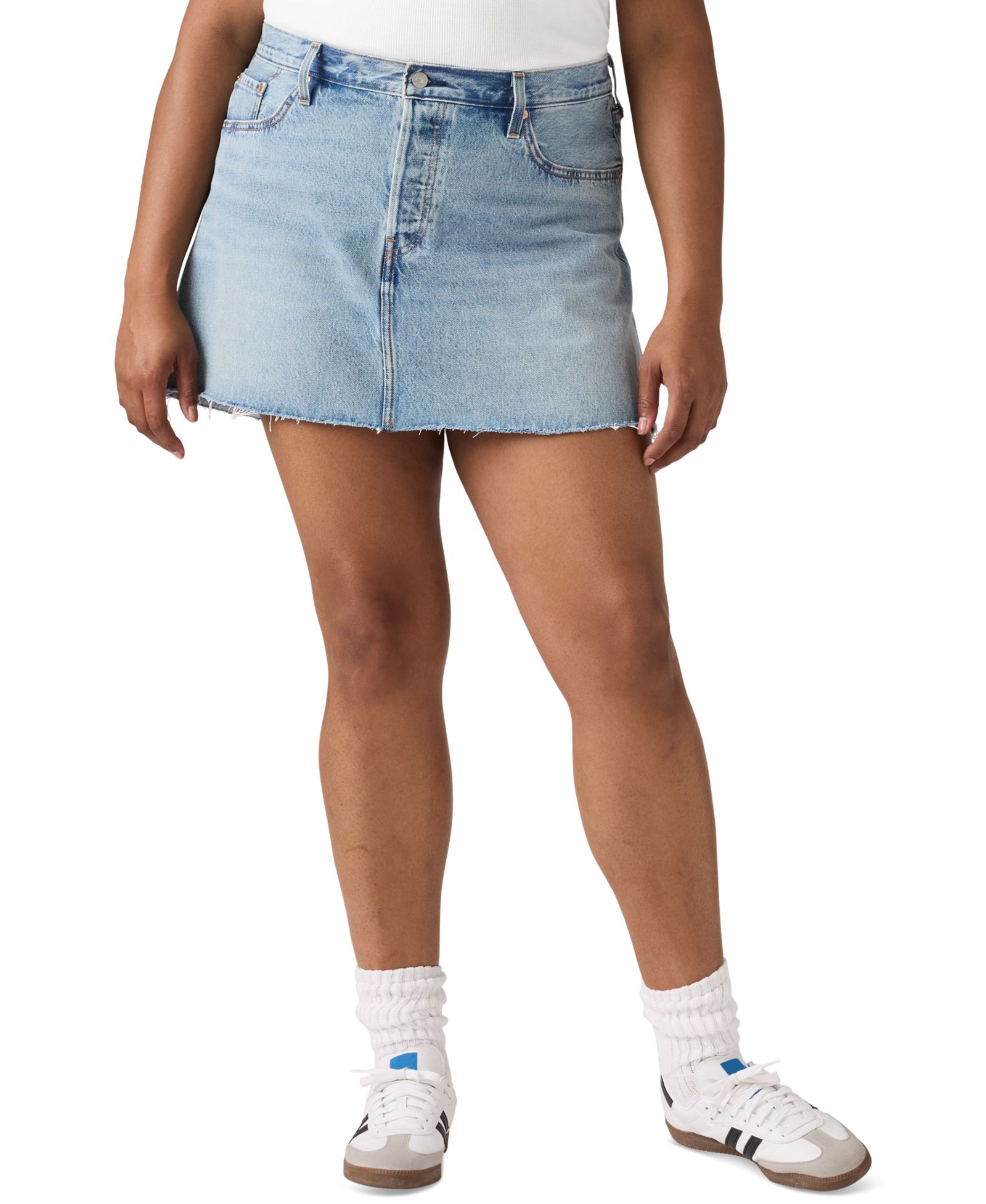 Levi's® Premium Plus Icon Cotton Denim Skirt
