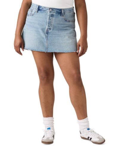 Levi's® Premium Plus Icon Cotton Denim Skirt