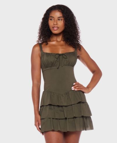 Детское платье Alex & Sophia Juniors' Cotton Voile Tiered Fit & Flare