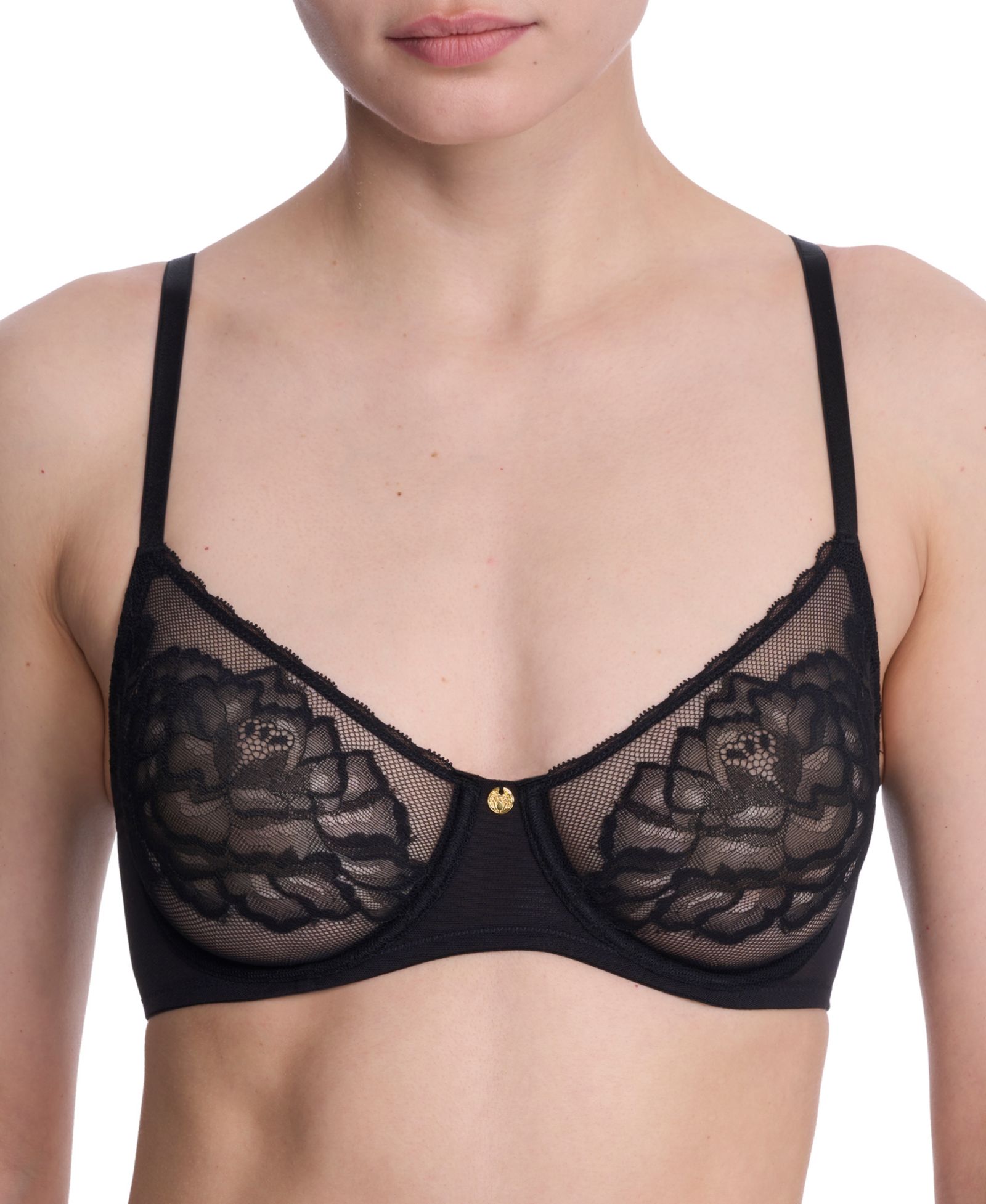 Женский бюстгальтер Natori Flora Lace Unlined Underwire Balconette 714150