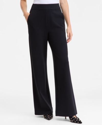 I.N.C. International Concepts Women's Wide-Leg Ponte Pants, Macy's Exclusive