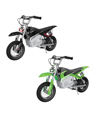 Razor MX400 Dirt Rocket Electric Motorcycle with Pneumatic Tires, 2-Piece Set, Ages 13+