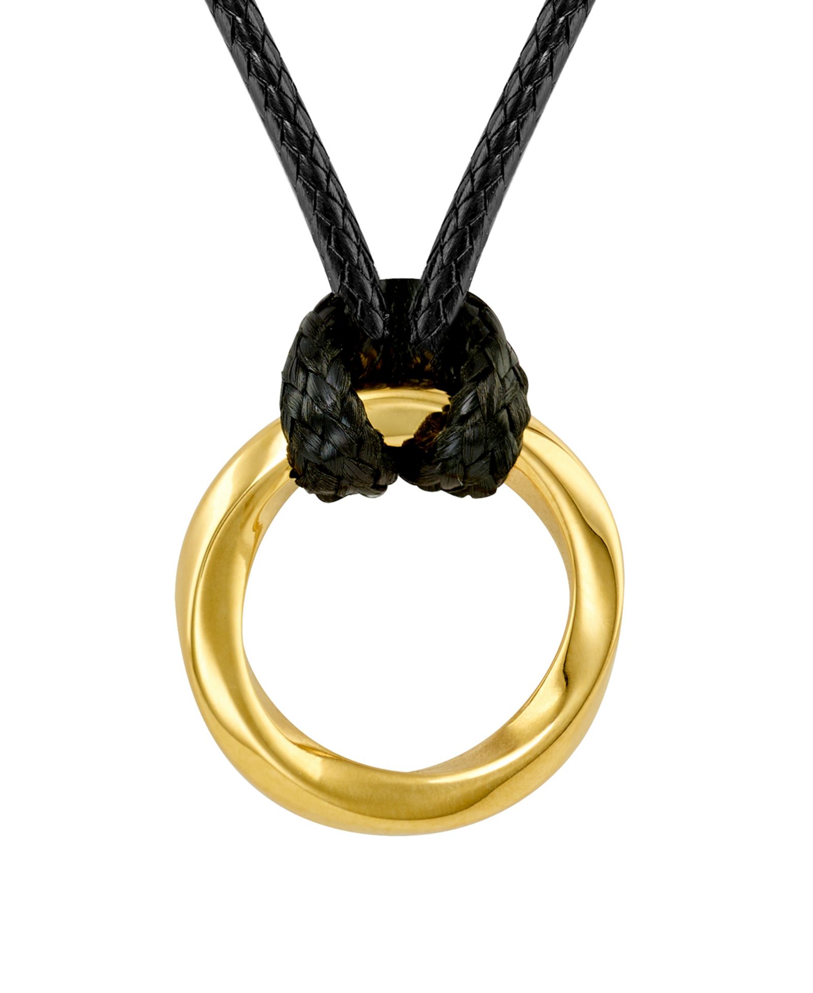 Мужской кулон Vincero Kairos Gold Amulet на шнурке 22"