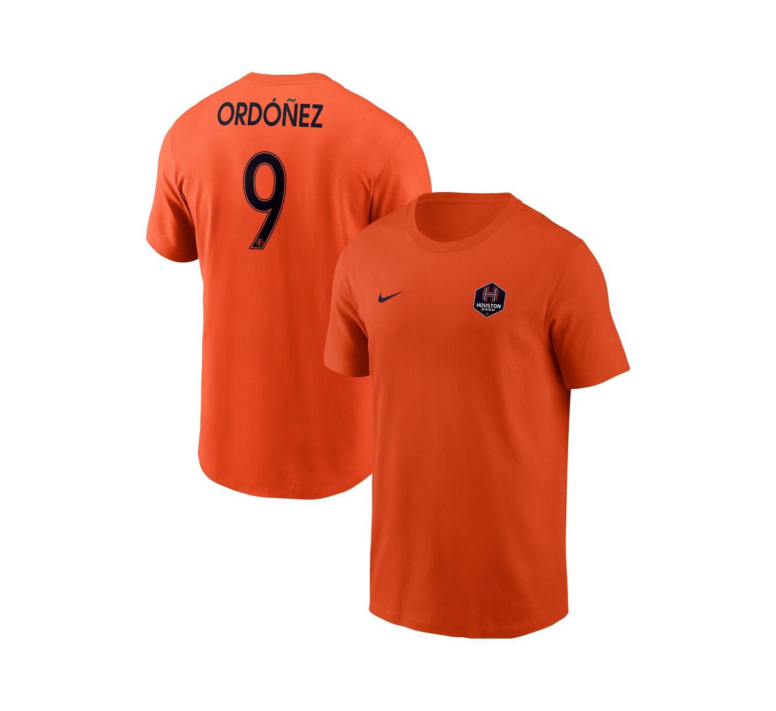 Мужская футболка Nike Men's Diana Ordonez Orange Houston Dash Core Crew Neck