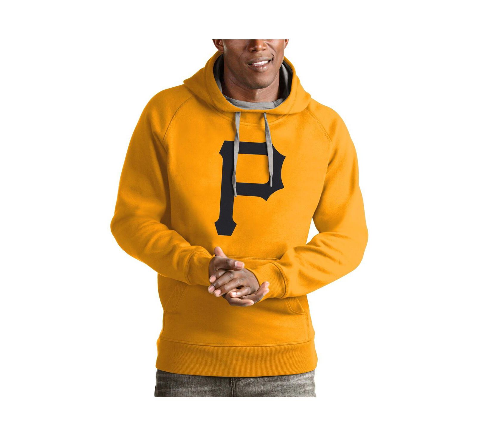 Мужское худи Antigua Pittsburgh Pirates Victory с логотипом команды, золотистого цвета