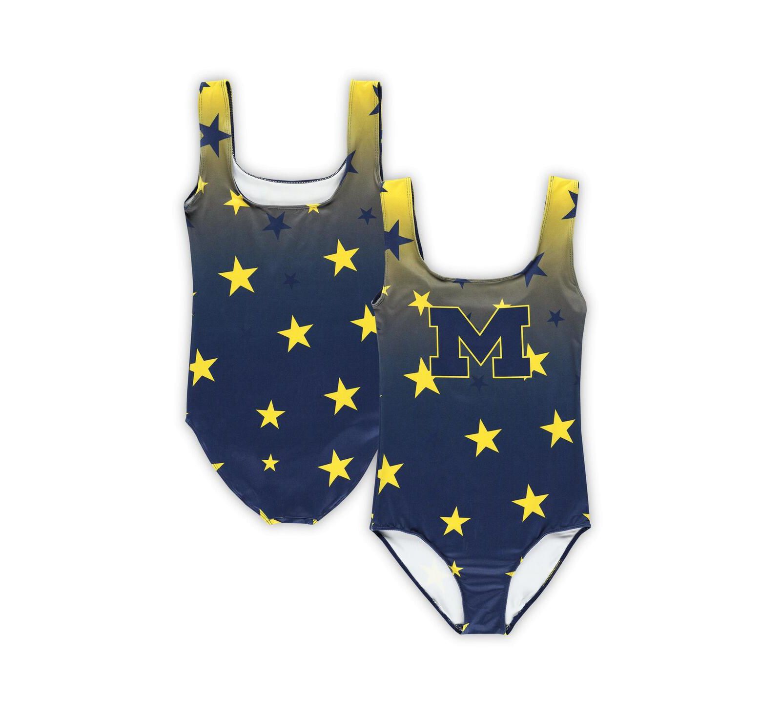 Танцевальное трико ZooZatz Big Boys and Girls Navy Michigan Wolverines
