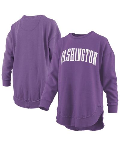 Женский флисовый пуловер Pressbox Washington Huskies Melange, фиолетовый