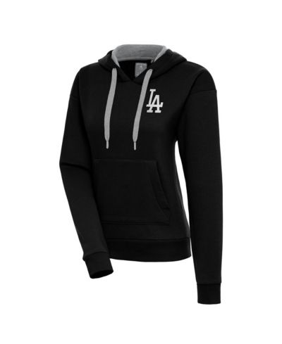 Женское худи Antigua Los Angeles Dodgers, черное