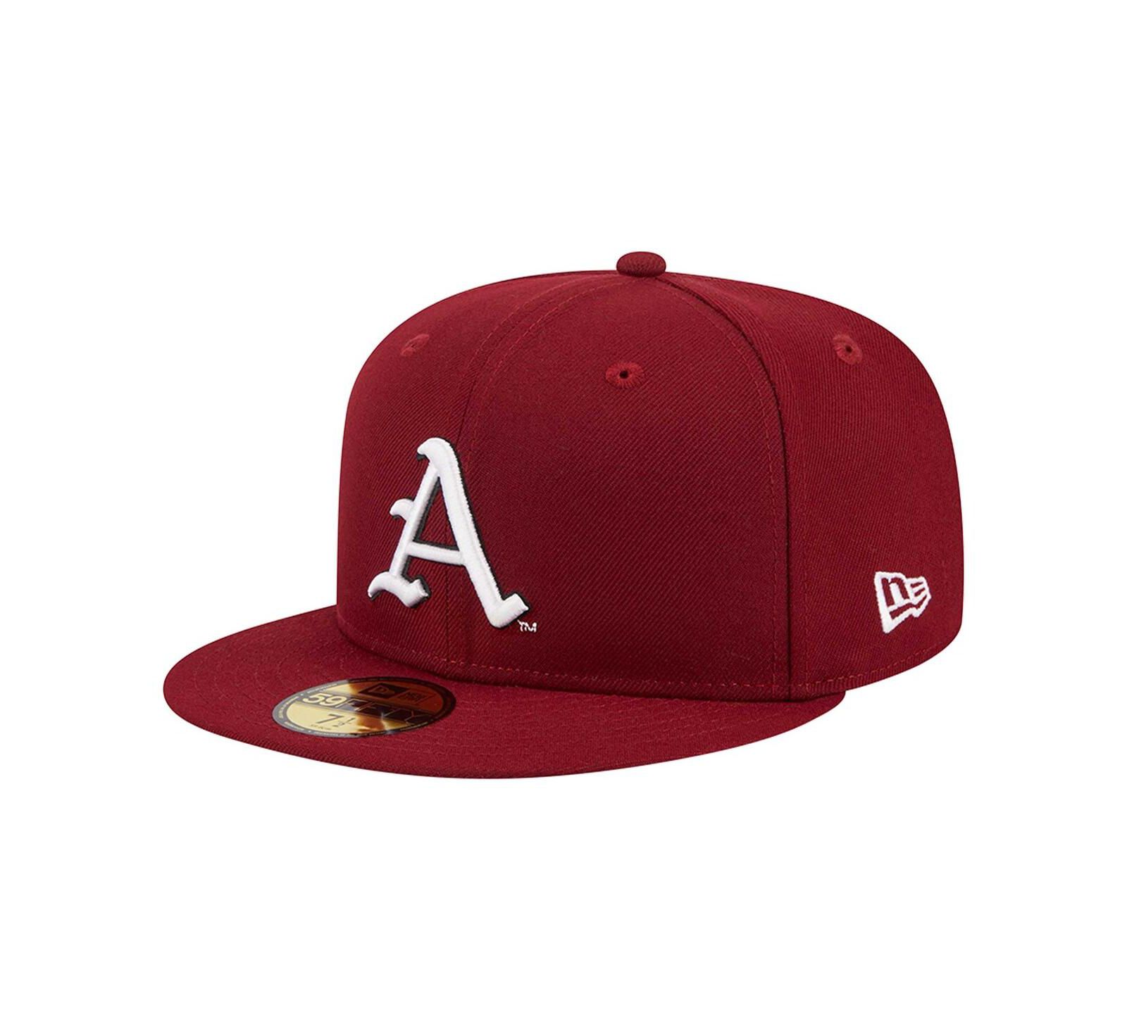 Бейсболка New Era 59FIFTY для мужчин, Arkansas Razorbacks Cardinal