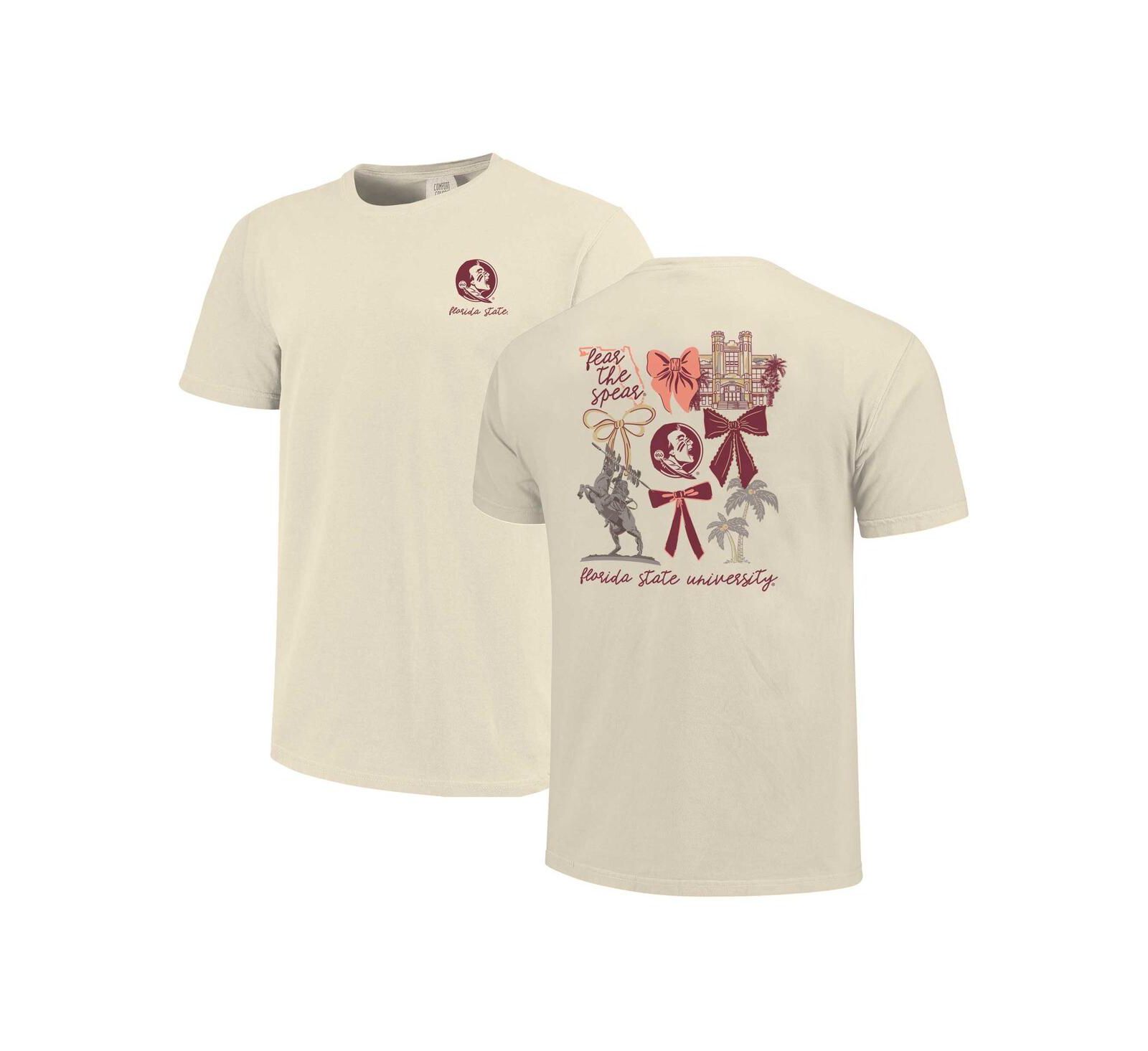 Comfort Colors Женская футболка Natural Florida State Seminoles Coquette
