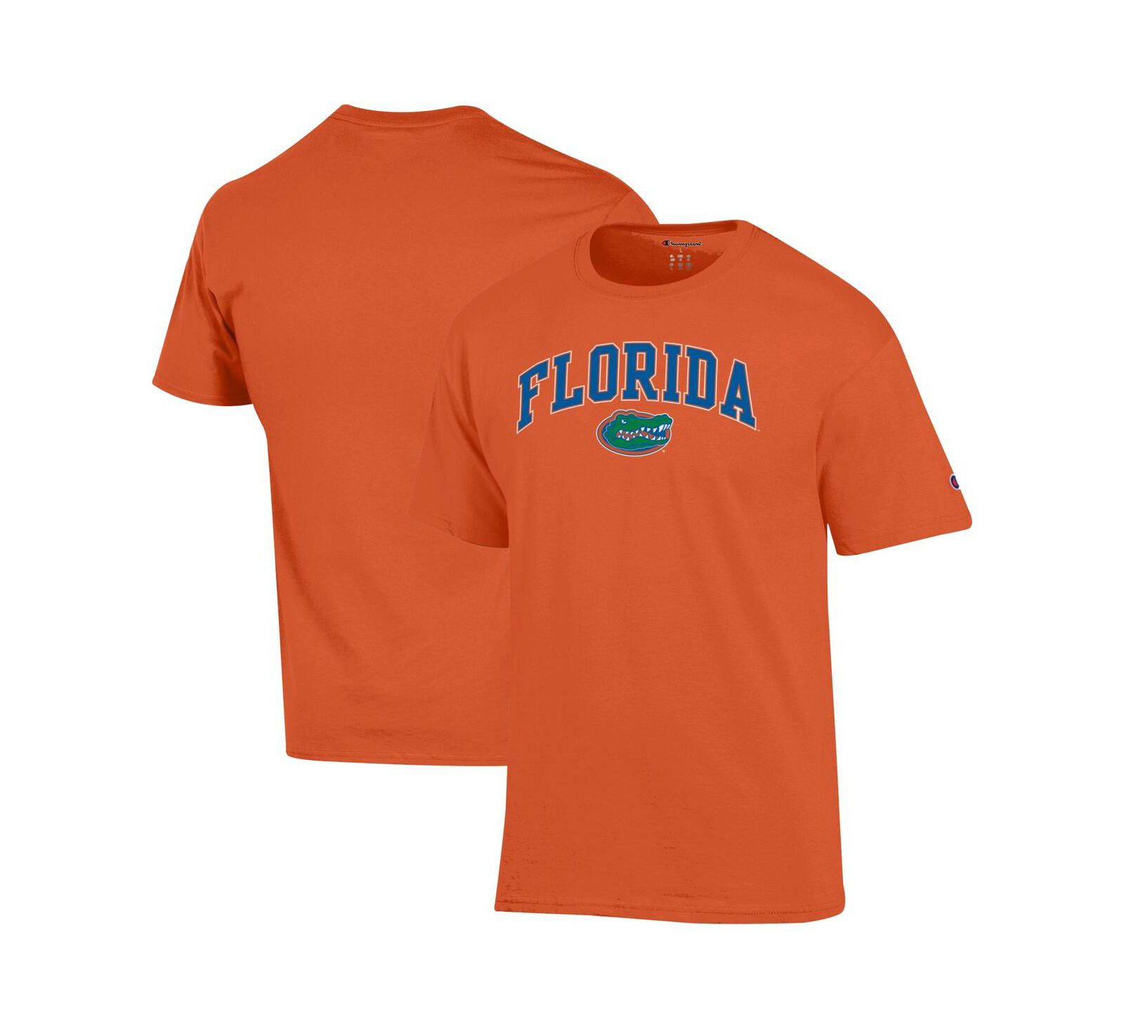 Мужская футболка Champion Orange Florida Gators Arched Logo T-Shirt