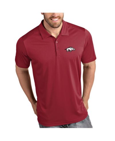 Antigua Men's Cardinal Arkansas Razorbacks Antigua Tribute Polo Shirt