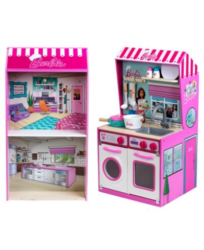 Theo Klein игрушечная кухня и кукочный дом Barbie 2 в 1 для детей от 3 лет