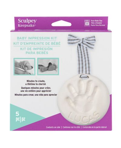 Sculpey Keepsake: Набор для создания оттиска украшения из белой глины (рука/лапа)