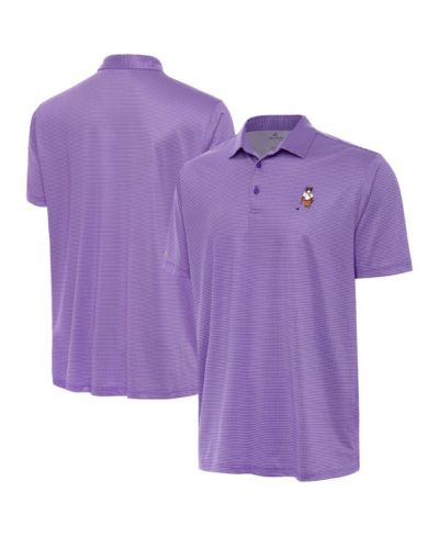 Antigua Мужская рубашка-поло Clemson Tigers Golfer Rings, фиолетовая