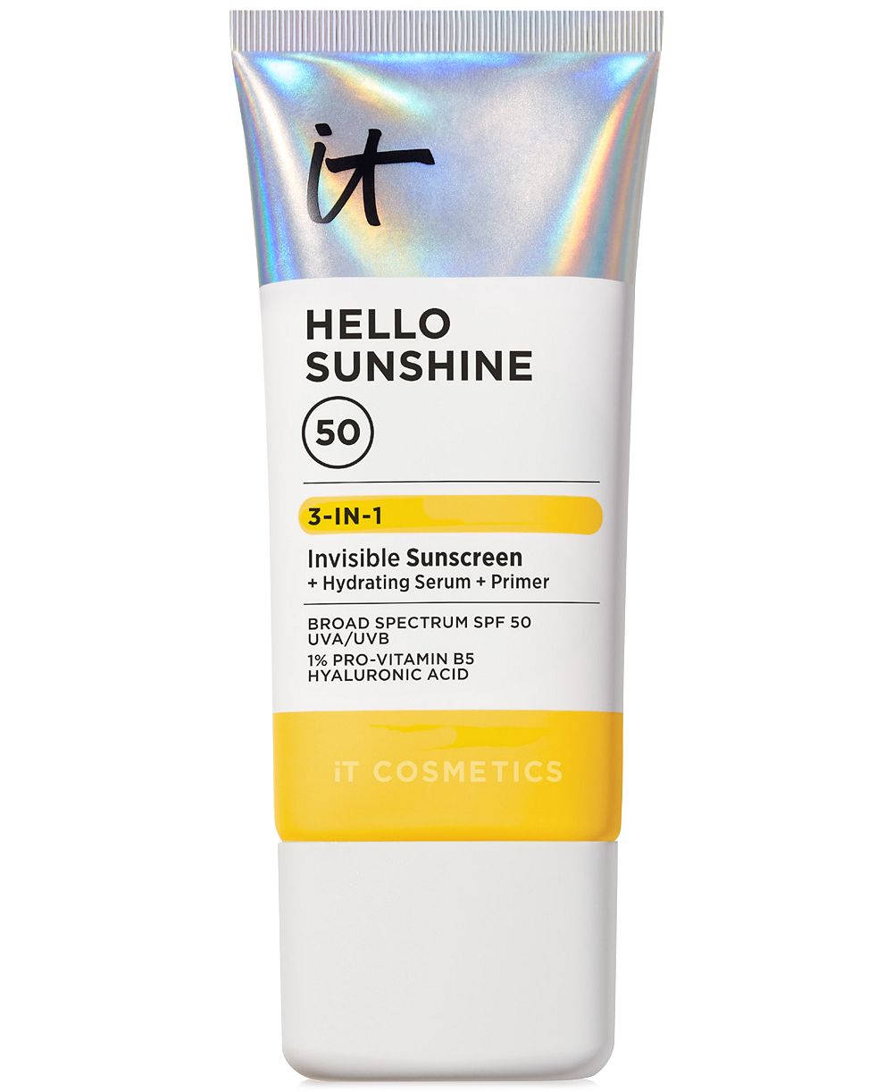 IT Cosmetics Солнцезащитный крем для лица Hello Sunshine Invisible Face Sunscreen SPF 50- JUMBO