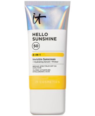 IT Cosmetics Солнцезащитный крем для лица Hello Sunshine Invisible Face Sunscreen SPF 50- JUMBO
