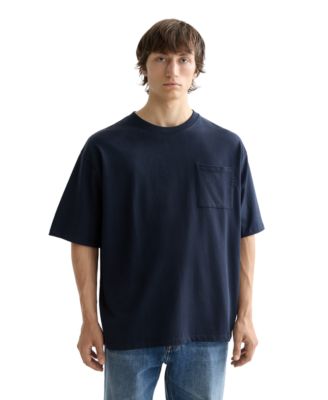 SCOTCH & SODA Men's Oversized Crewneck Pocket T-Shirt
