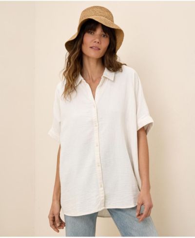 Мужская рубашка Pact Organic Cotton Coastal Double Gauze Oversized