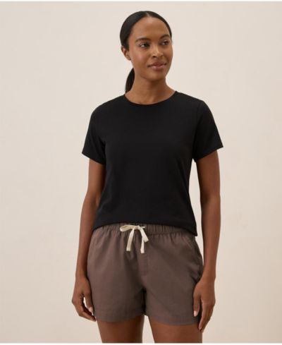 Pact Women's Organic Cotton Luxe Stretch Jersey Tee