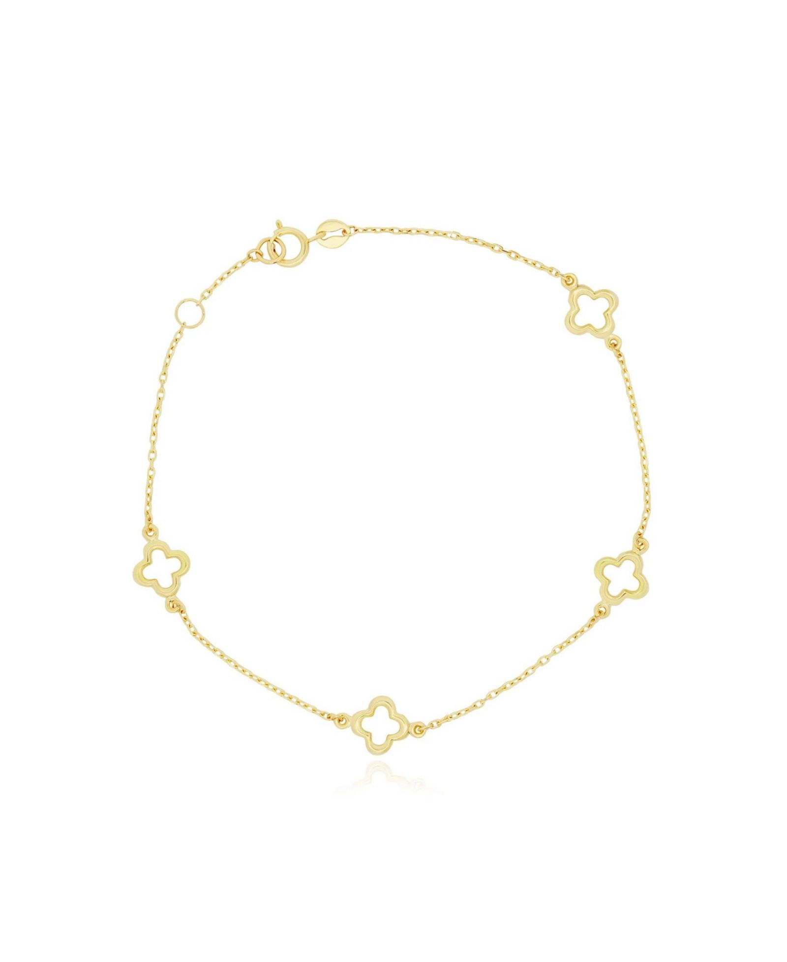 Мини-браслет The Lovery Mini Open Clover