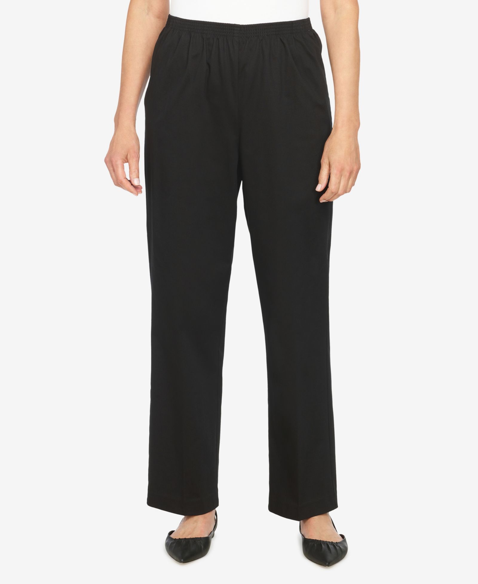 Брюки Alfred Dunner Petite Mid-Rise Casual