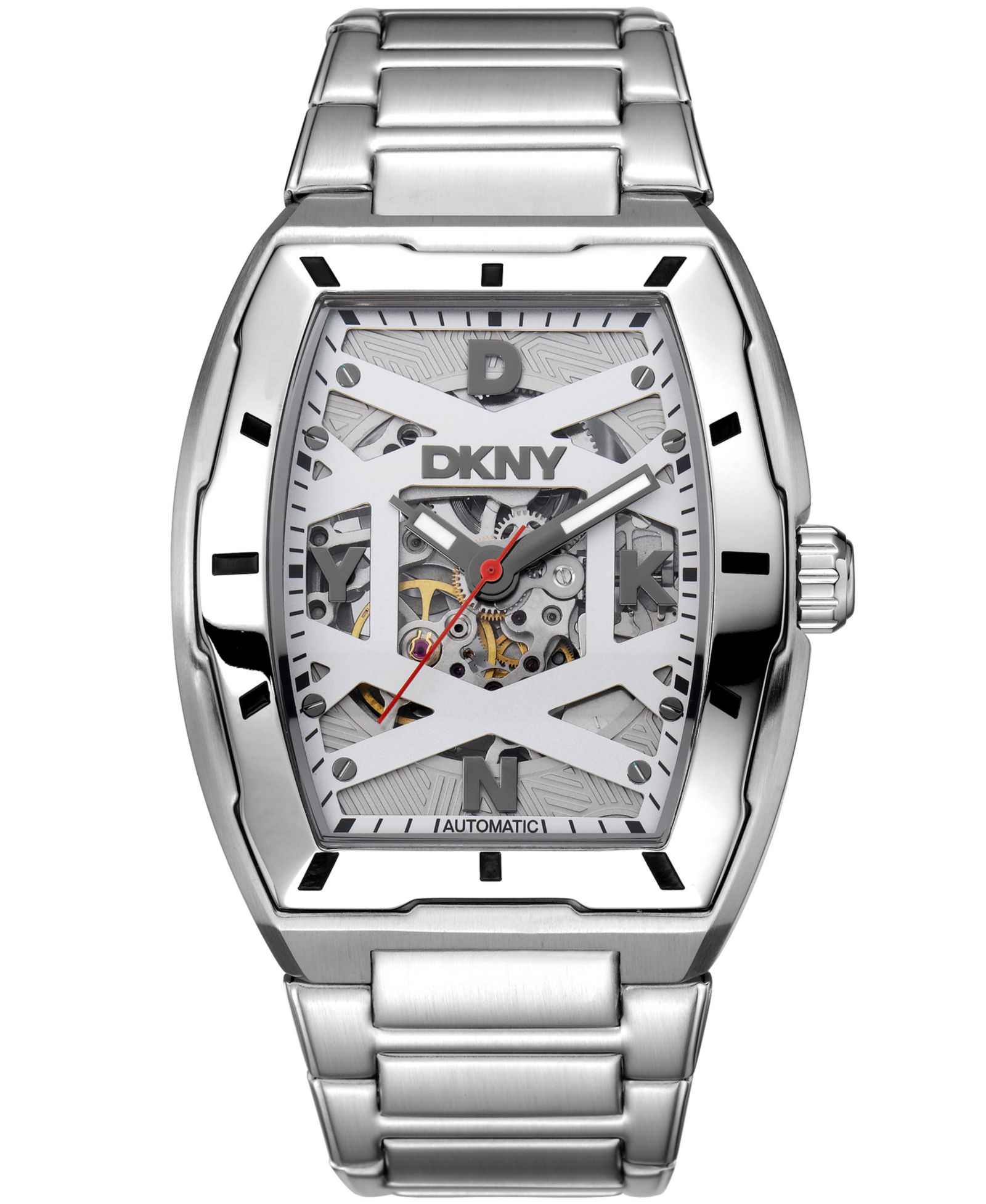 Мужские автоматические часы DKNY Urban со стальным браслетом, 51mm