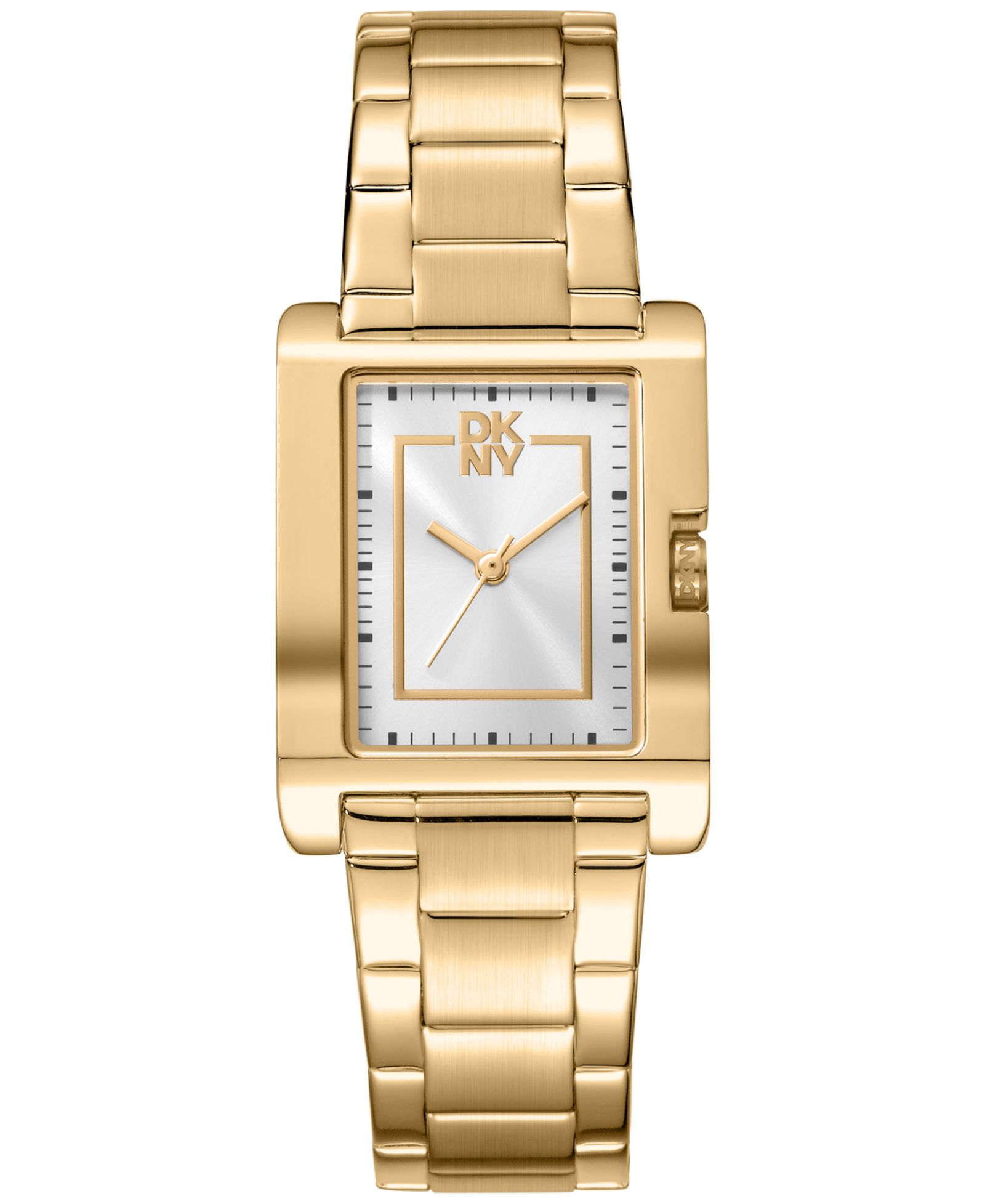 DKNY Women's Westside Midi Gold-Tone Stainless Steel Bracelet Watch, 34mm