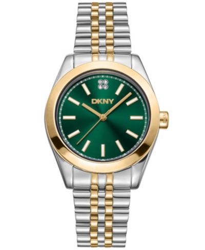 Часы DKNY Nolita женские, стальной браслет, двухцветные, 32mm