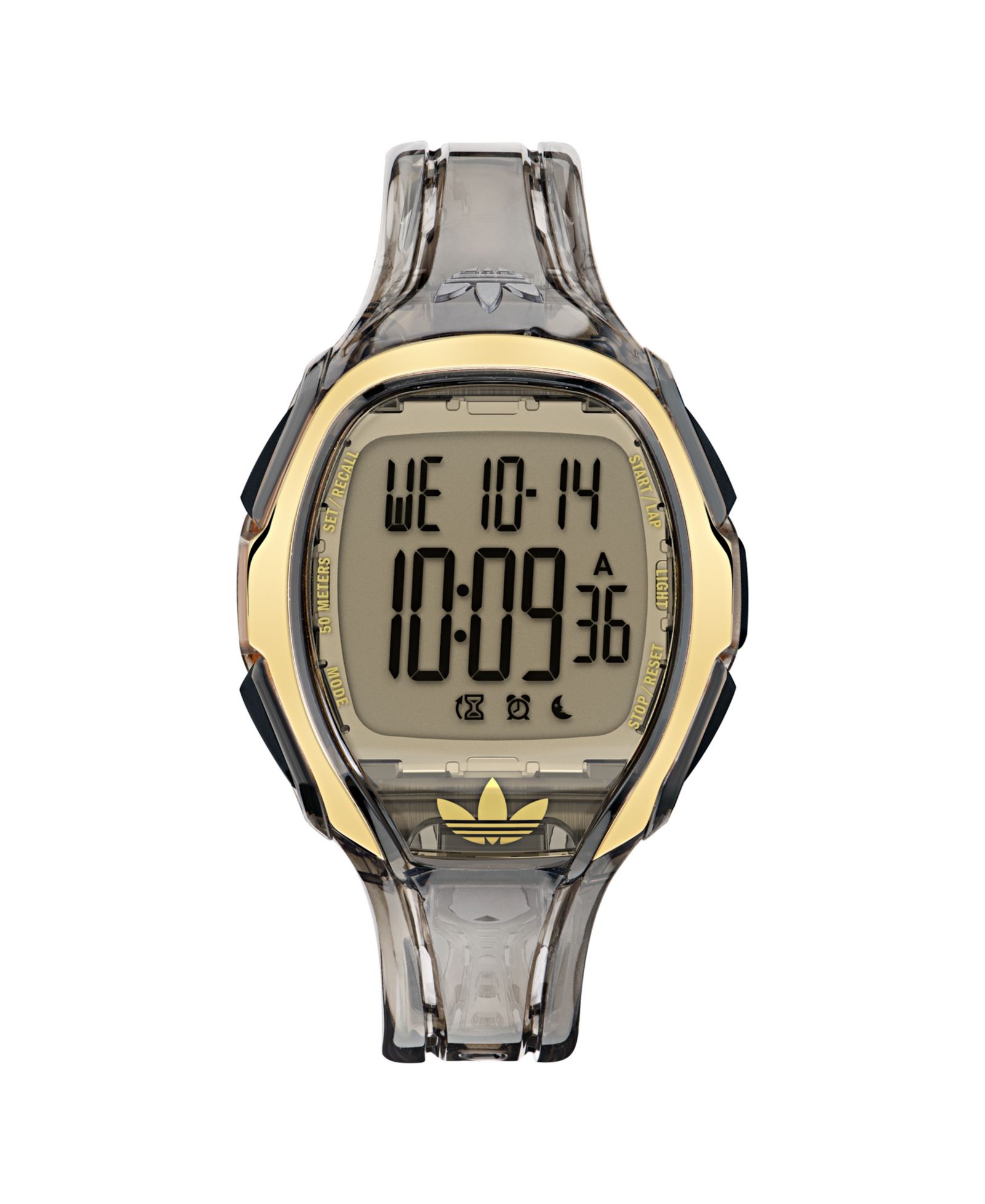 adidas Unisex Analog Black Resin Watch, 45mm