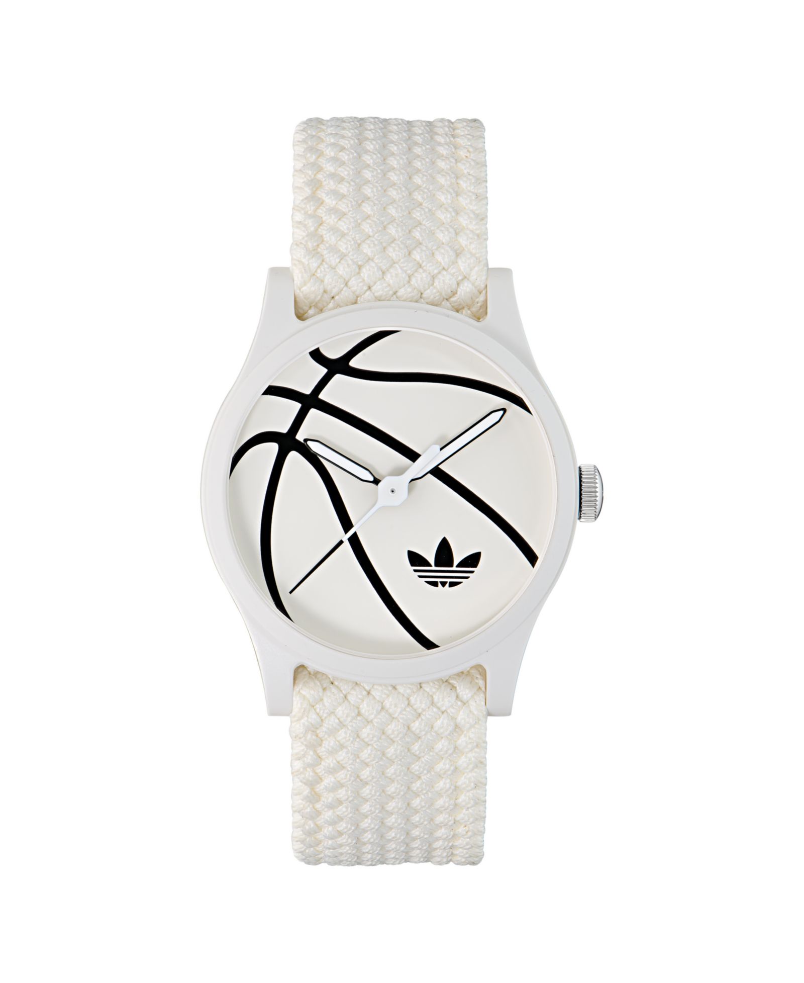 adidas Unisex Analog White Nylon Watch, 39mm