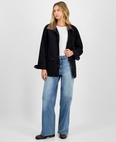 Maralyn & Me Детская куртка Barn Jacket с контрастным воротником