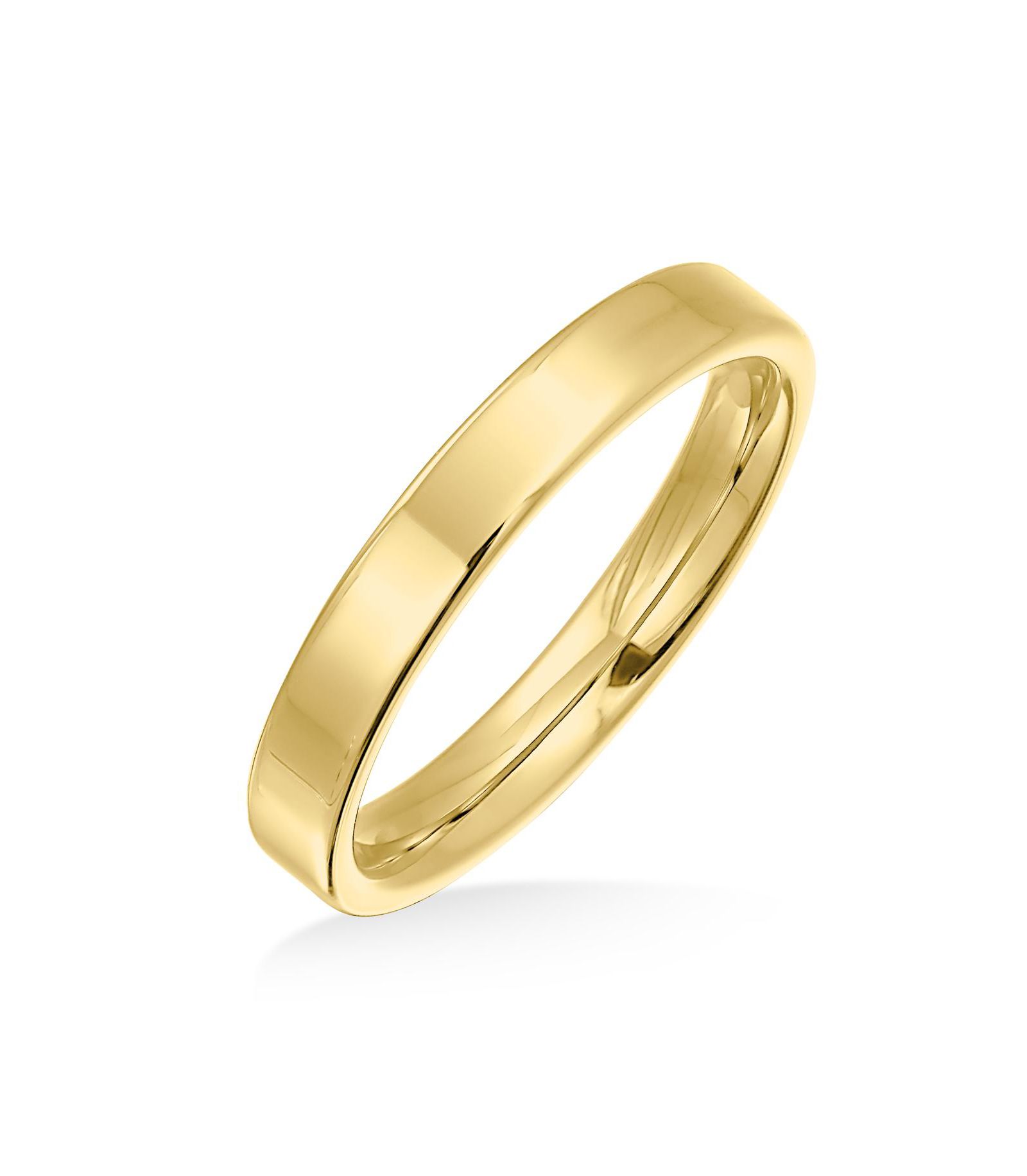 Свадебное кольцо Bling Jewelry Plain Basic 3MM Thin Flat Titanium Comfort Fit