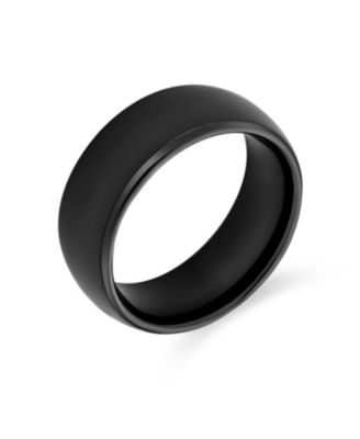 Кольцо Bling Jewelry из титана с золотым напылением, широкое куполообразное, простое и лаконичное