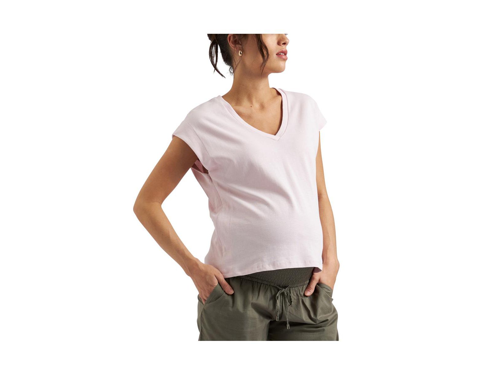 Ripe Maternity Maternity Ripe Marly Zip Nursing Tee