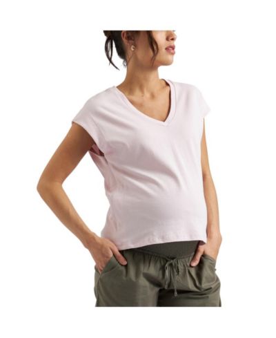 Женская трикотажная футболка Ripe Maternity Marly Zip Nursing Tee