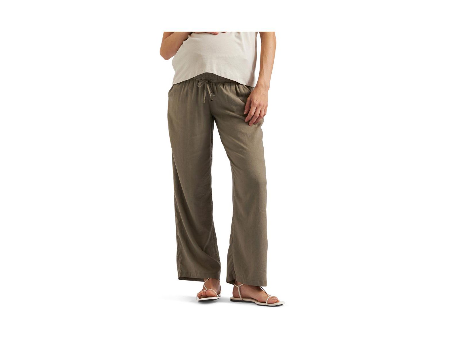 Брюки Ripe Maternity Indi из льна с широкими штанинами