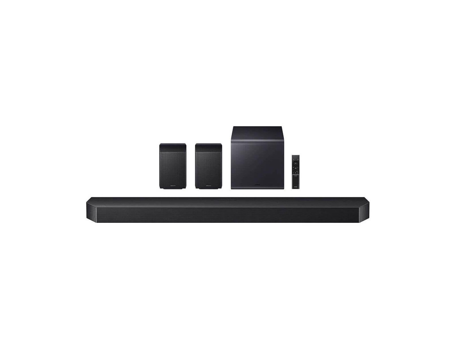 Саундбар Samsung Q990F с сабвуфером и тыльными динамиками, 11.1.4 канала, Dolby Atmos