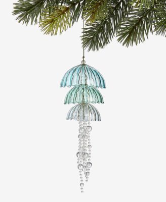 Holiday Lane Seaside Jellyfish Tiered Beaded Ornament, Macy's Exclusive