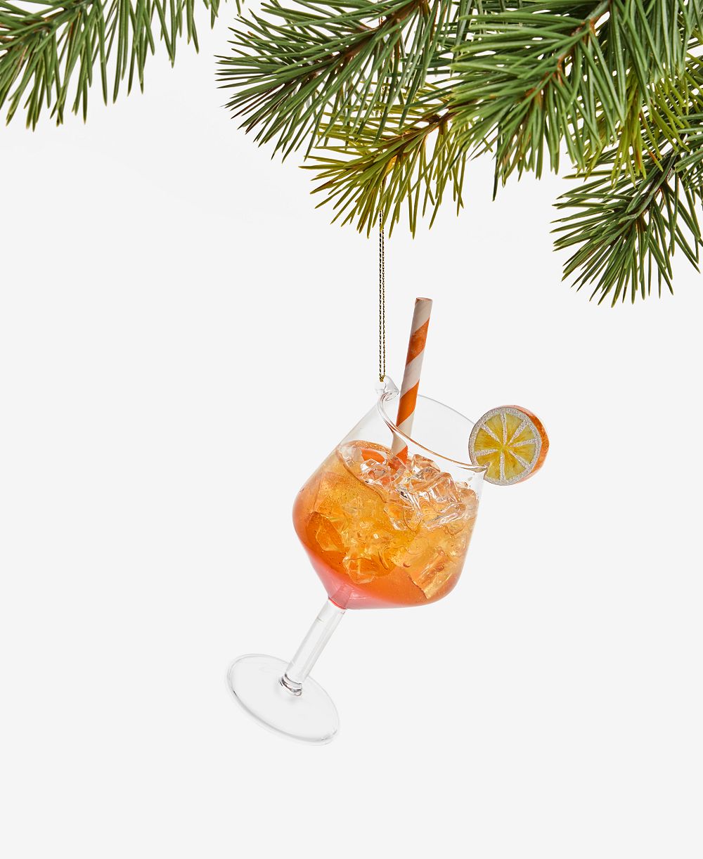 Holiday Lane Foodie & Spirits Aperol Spritz Ornament, Macy's Exclusive