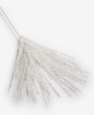 Holiday Lane Iced Delight Glitter Spray Pick Ornament, Macy's Exclusive