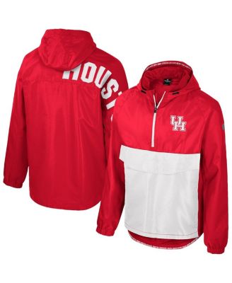 Мужская куртка Colosseum Red Houston Cougars Reloaded Anorak Half-Zip Jacket
