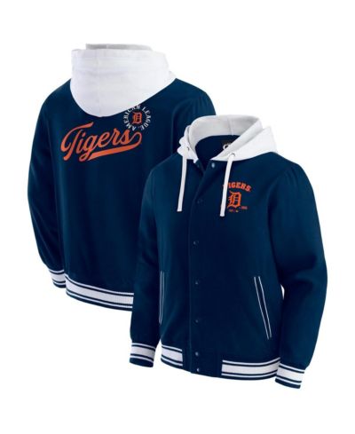 Fanatics Men's Navy Detroit Tigers Full-Snap Hooded Jacket
