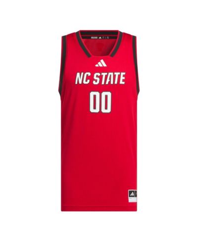 Adidas Men's 00 Red NC State Wolfpack Replica Swingman Jersey